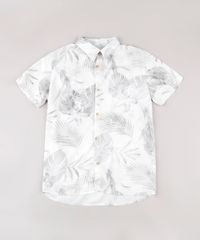 Camisa-Infantil-Estampada-de-Folhagens-Manga-Curta-Bege-Claro-9774690-Bege_Claro_1