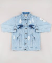 Jaqueta-Jeans-Infantil-Destroyed--Azul-Claro-9793678-Azul_Claro_1