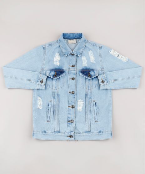 Jaqueta-Jeans-Infantil-Destroyed--Azul-Claro-9793678-Azul_Claro_1