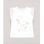 Blusa-Infantil-com-Estampa-de-Flores-e-Pompom-Manga-Curta--Off-White-9758259-Off_White_1