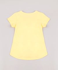 Blusa-Infantil-Princesa-Bela-com-Paete-Manga-Curta--Amarelo-9758263-Amarelo_2