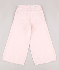 Calca-de-Sarja-Infantil-Pantacourt-Barra-Desfiada-Rose-9748591-Rose_2