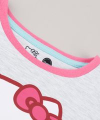 Pijama-Infantil-Hello-Kitty-Manga-Curta--Cinza-Mescla-9762304-Cinza_Mescla_5