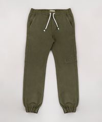 Calca-de-Sarja-Infantil-Jogger-Verde-Militar-9767898-Verde_Militar_1