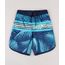 Bermuda-Surf-Infantil-Estampada-de-Folhagens-e-Listras-com-Cordao-Azul-Marinho-9667417-Azul_Marinho_1