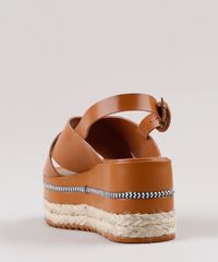Sandalia-Feminina-Oneself-Flatform-com-Tiras-Cruzadas-Caramelo-9652000-Caramelo_3