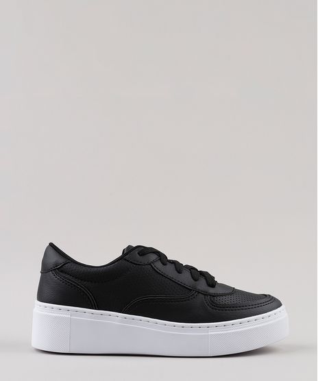 Tenis-Feminino-Oneself-com-Recortes-Preto-9796715-Preto_1