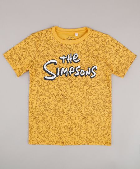 Camiseta-Infantil-Bart-Os-Simpsons-Estampada-Manga-Curta-Amarela-9818724-Amarelo_1
