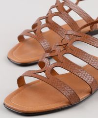 Rasteira-Feminina-Oneself-com-Textura-de-Cobra-Caramelo-9683136-Caramelo_2