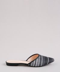 Mule-Feminino-Bico-Fino-Oneself-Texturizado-Preto-9865416-Preto_1