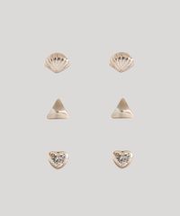 Kit-de-3-Brincos-Femininos-Folheados-Dourado-9775303-Dourado_1