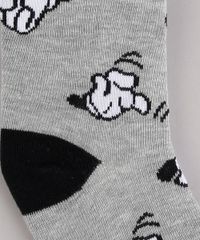 Meia-Feminina-Cano-Alto-Mickey-Estampada-Cinza-9805172-Cinza_2
