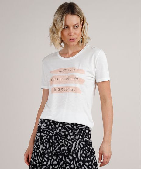 Blusa-Feminina--Collection-of-Moments--Manga-Curta-Decote-Redondo-Off-White-9774356-Off_White_1