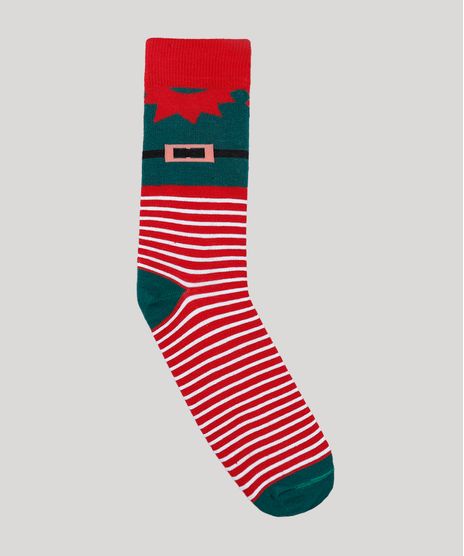 Meia-Masculina-Cano-Alto-Listrada-Natal-Vermelha-9787861-Vermelho_1