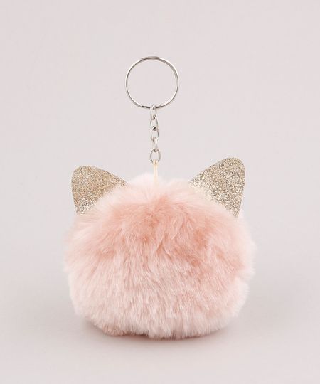 Chaveiro-Pompom-com-Orelhinhas-Rose-9751222-Rose_1