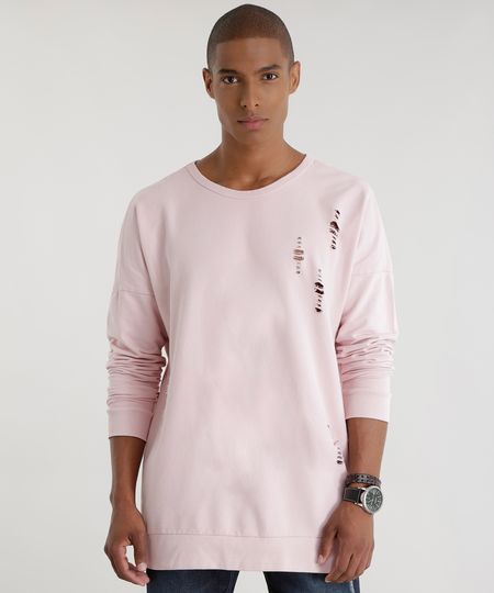 Blusao-Longo-em-Moletom-com-Puidos-Rosa-Claro-8569140-Rosa_Claro_1