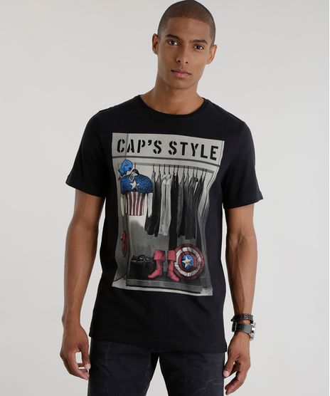 Camiseta-Capitao-America-Preta-8584800-Preto_1