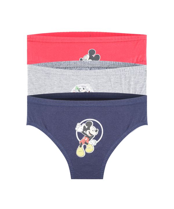 Kit de 3 Cuecas Mickey Multicor 2