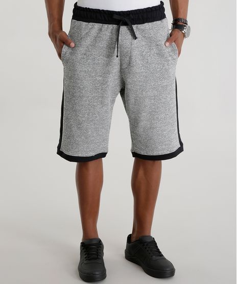 Bermuda-Relaxed-em-Moletom-Cinza-Mescla-8529301-Cinza_Mescla_1