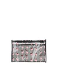 Necessaire-Estampada-de-Flamingos-Preta-8562926-Preto_1