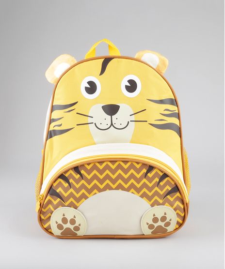 Mochila-Unissex-Tigre-Amarela-8513949-Amarelo_1