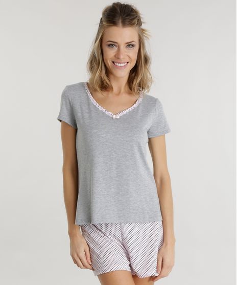 Pijama-Estampado-de-Poas-Cinza-Mescla-8572946-Cinza_Mescla_1