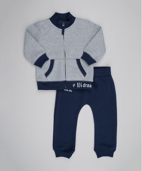 Conjunto-de-Blusao-Cinza-Mescla---Calca-em-Moletom-Azul-Marinho-8466125-Azul_Marinho_1