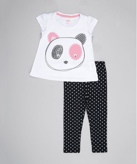 Conjunto-de-Blusa--Urso--Branca---Calca-Estampada-Preta-8561912-Preto_1