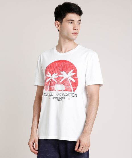 Camiseta-Masculina--Closed-for-Vacation--Manga-Curta-Gola-Careca-Off-White-9716009-Off_White_1