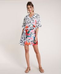 Vestido-Feminino-Agua-de-Coco-Curto-Estampado-Bromelias-Manga-Curta-Branco-9677884-Branco_3