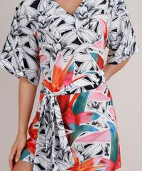 Vestido-Feminino-Agua-de-Coco-Curto-Estampado-Bromelias-Manga-Curta-Branco-9677884-Branco_4