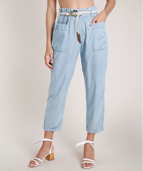 Calca-Jeans-Feminina-Agua-de-Coco-Clochard-com-Cinto-Azul-Claro-9809269-Azul_Claro_1