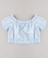 Blusa-Jeans-Infantil-Agua-de-Coco-Tal-Mae-Tal-Filha-Cropped-Ombro-a-Ombro-Manga-Curta-Azul-Claro-9799477-Azul_Claro_1
