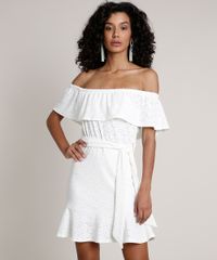 Vestido-Feminino-Curto-Ciganinha-em-Laise-com-Faixa-para-Amarrar-Off-White-9821202-Off_White_1