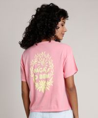 Blusa-Feminina--Faca-o-Bem--Manga-Curta-Decote-Redondo-Rosa-9786085-Rosa_2