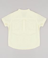 Camisa-Infantil-com-Bolso-Manga-Curta-Gola-Padre-Amarela-Claro-9670883-Amarelo_Claro_2