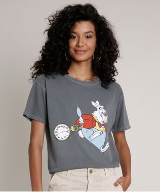 Blusa-Feminina-Ampla-Coelho-Branco-Alice-no-Pais-das-Maravilhas-Manga-Curta-Decote-Redondo-Chumbo-9778505-Chumbo_1