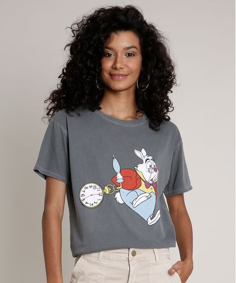Blusa-Feminina-Ampla-Coelho-Branco-Alice-no-Pais-das-Maravilhas-Manga-Curta-Decote-Redondo-Chumbo-9778505-Chumbo_1