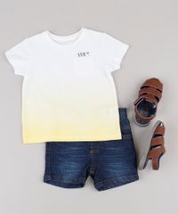 Camiseta-Infantil-Degrade--Sun--com-Bolso-Manga-Curta-Off-White-9780074-Off_White_3