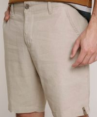 Bermuda-Masculina-Agua-de-Coco-em-Linho-Alfaiatada-Kaki-9760210-Kaki_2
