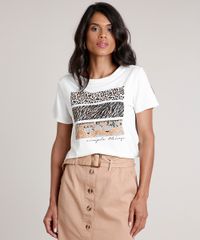 Blusa-Feminina-Animal-Print--Simple-Things--Manga-Curta-Decote-Redondo-Off-White-9835804-Off_White_1
