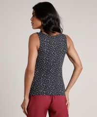 Regata-Feminina-Basica-Estampada-de-Poa-Decote-Reto-Preta-9759055-Preto_2