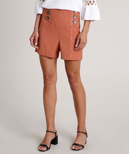 Short-Feminino-com-Botoes-e-Pespontos-Cobre-9684570-Cobre_1