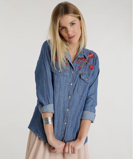 Camisa-Jeans-com-Bordado-Azul-Medio-8565054-Azul_Medio_1
