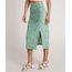 Saia-Feminina-Midi-Estampada-de-Poa-com-Fenda-Verde-9788029-Verde_1