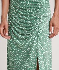 Saia-Feminina-Midi-Estampada-de-Poa-com-Fenda-Verde-9788029-Verde_4