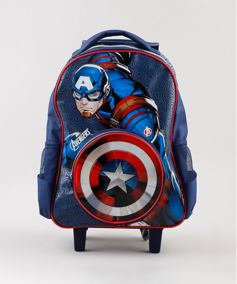 Mochila-Escolar-Infantil-com-Rodinhas-Capitao-America-Azul-Escuro-9593408-Azul_Escuro_1