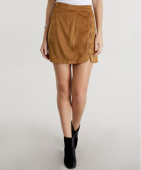 Saia-Evase-em-Suede-Caramelo-8479839-Caramelo_1