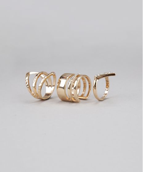 Kit-de-3-Aneis-Dourado-8514091-Dourado_1