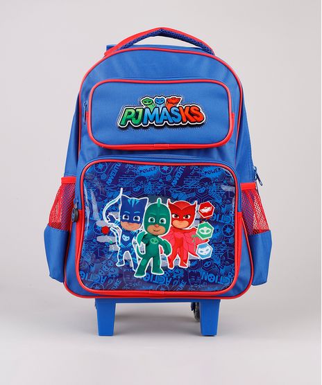 Mochila-Escolar-Infantil-com-Rodinhas-PJ-Masks-Azul-9594109-Azul_1